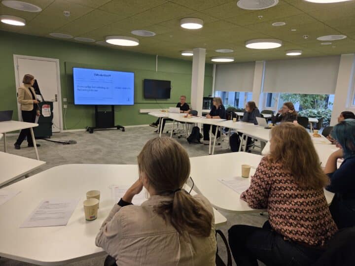 Bilde fra workshop med faggruppe for registre