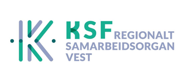 Logo KSF Vest. Kommunenes strategiske forskningsorgan